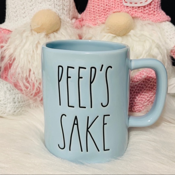 ⭐️2/25 Rae Dunn PEEPS SAKE light blue mug - Picture 6 of 6